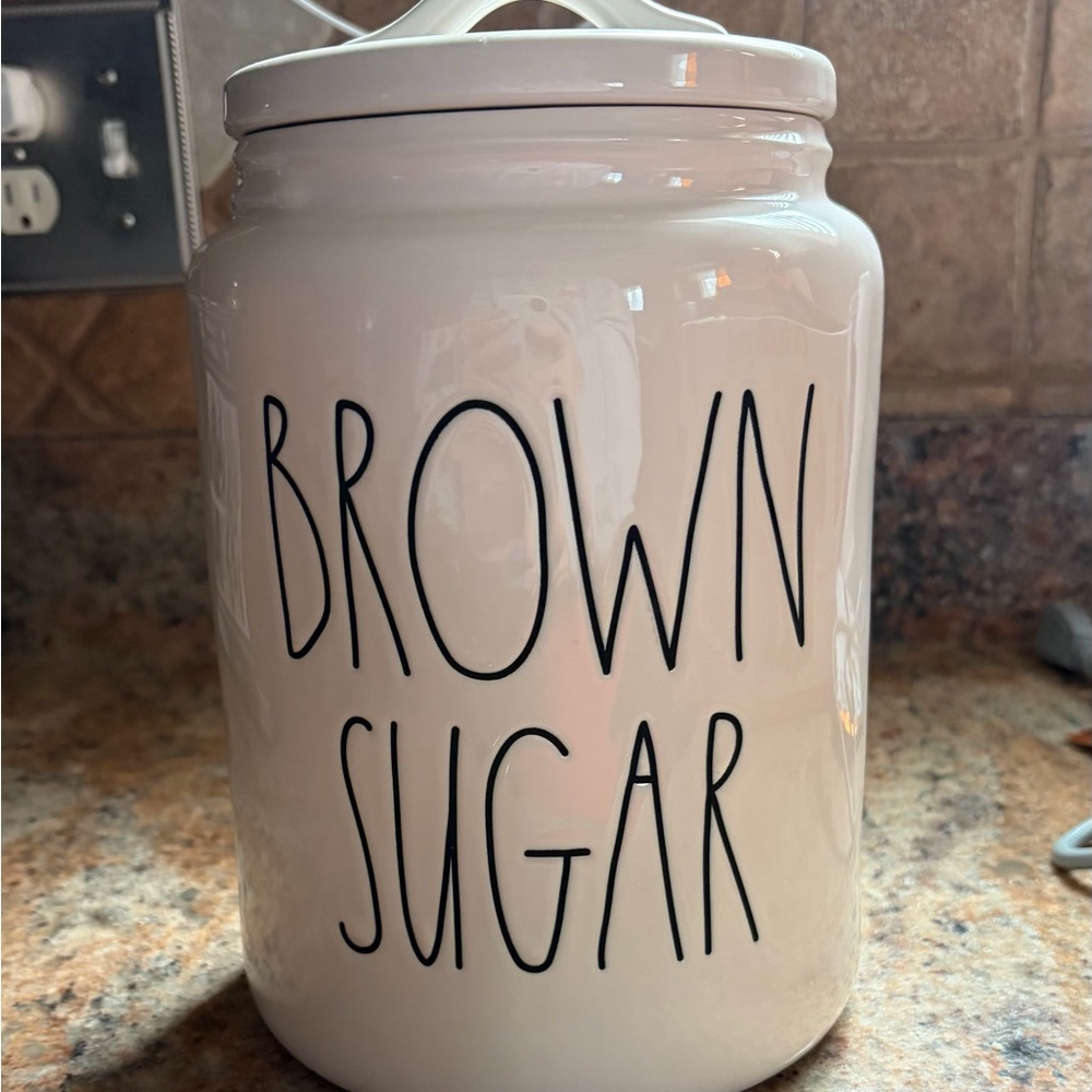 Rae Dunn Ceramic Brown Sugar Canister
